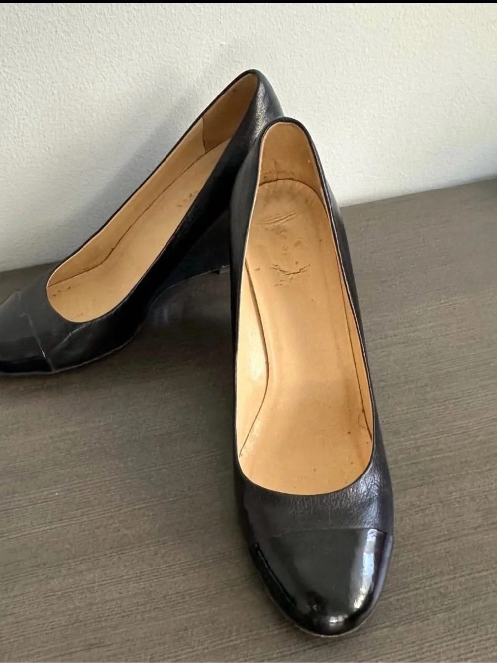 Kate Spade | Kate Spade Shoes Size 9.5 Kate Spade Wedge with Patent Leather Toe